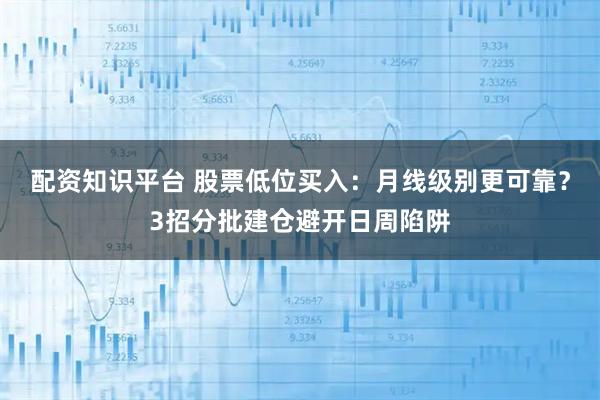 配资知识平台 股票低位买入：月线级别更可靠？3招分批建仓避开日周陷阱